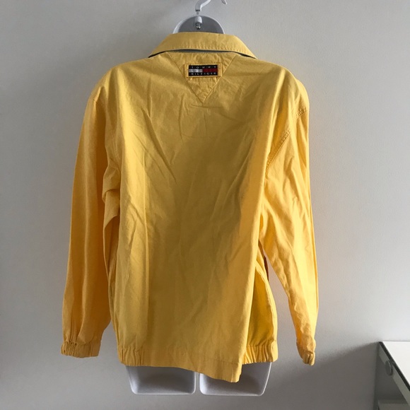 Tommy Hilfiger 100% Cotton Yellow Women’s Spring Oversized Jacket 90”s Y2K - Picture 14 of 16